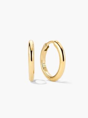 Mejuri TUBE MEDIUM HOOPS